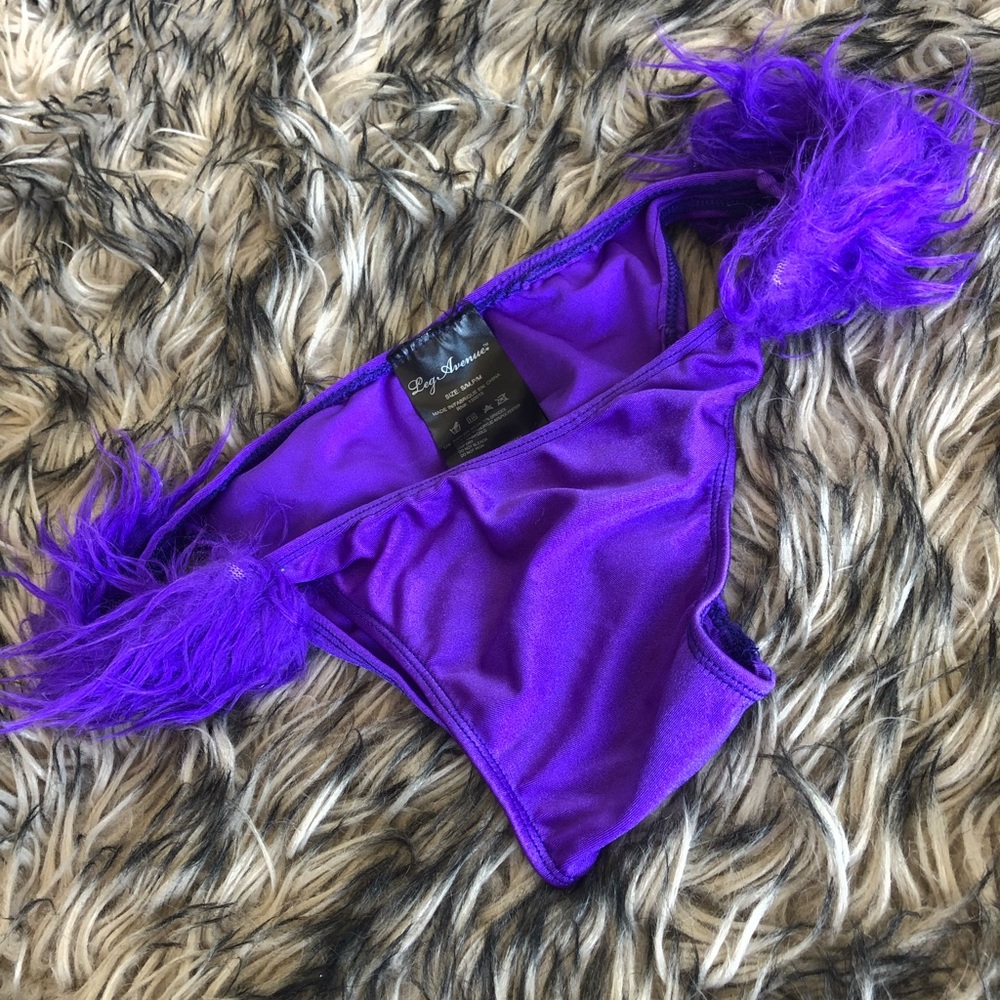 Festival Faux Fur Costume Panties